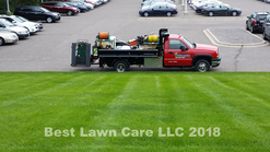 Commercial fertilizing and weed control.